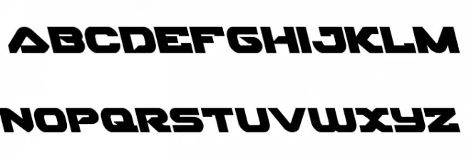 Skyhawk Leftalic Caratteri MINUSCOLO