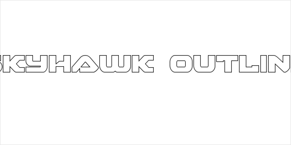 Skyhawk Outline Logo