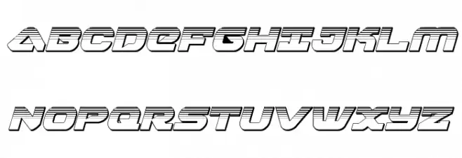 Skyhawk Platinum Italic Polices MAJUSCULES
