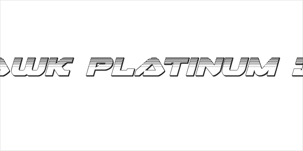 Skyhawk Platinum Italic Logo