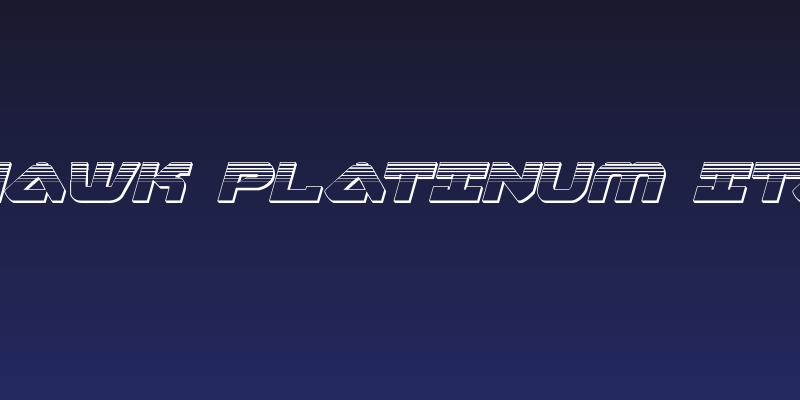 Skyhawk Platinum Italic Social Header