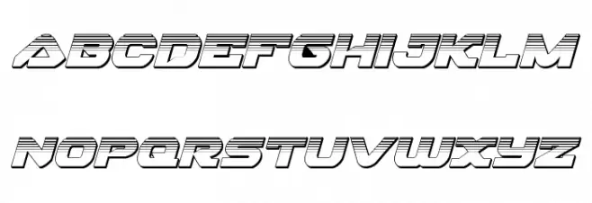 Skyhawk Platinum Italic خط أحرف صغيرة