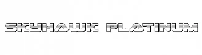 Skyhawk Platinum  免费字体下载