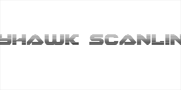 Skyhawk Scanlines Logo