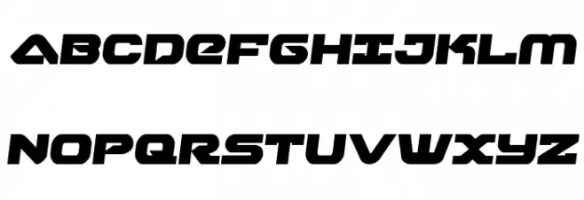 Skyhawk Semi-Italic Шрифта ВЕРХНИЙ