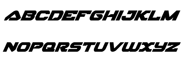Skyhawk Super-Italic 字体 小写
