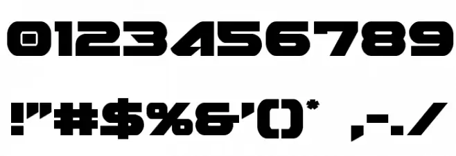 Skyhawk Font OTHER CHARS