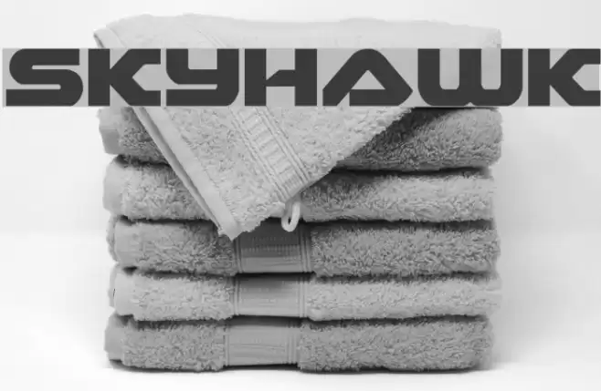 Skyhawk Font examples