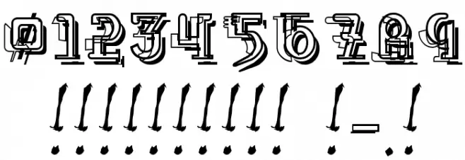 Skylab Font OTHER CHARS