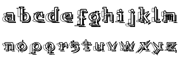 Skylab フォント 小文字