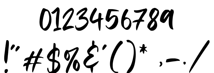 Skylake Font OTHER CHARS