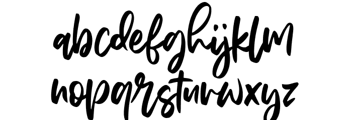 Skylake Font LOWERCASE