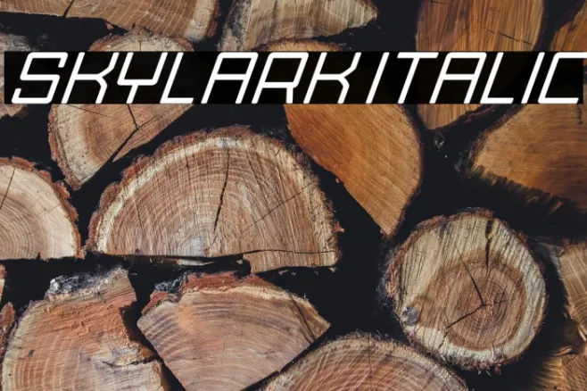 Skylark Italic Example 2