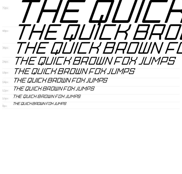 Skylark Italic Waterfall