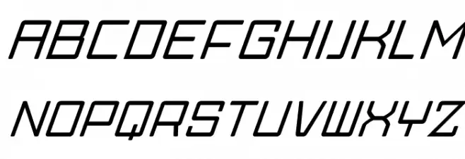 Skylark Italic 字体 小写