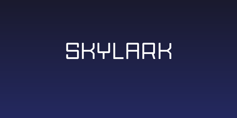 Skylark Social Header