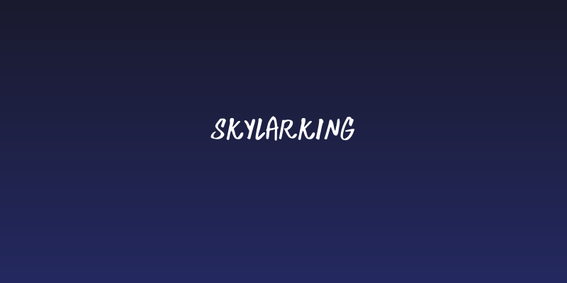 Skylarking Social Header