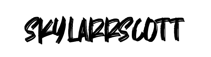 Skylarr Scott  font caratteri gratis