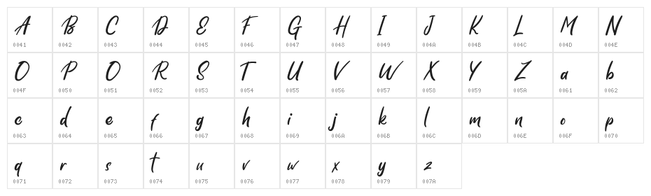 Skylight FREE Character Map