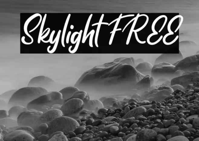 Skylight FREE Font examples