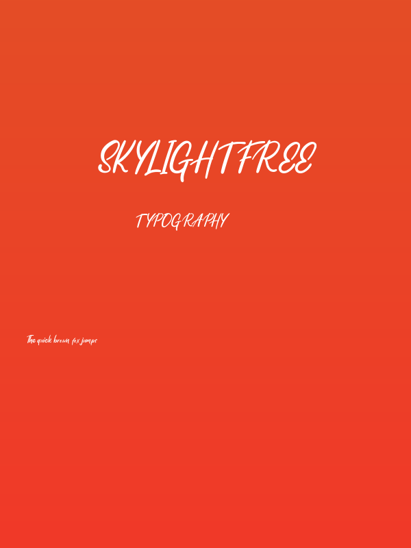Skylight FREE Poster
