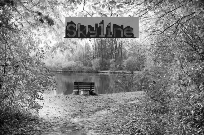 Skyline Font examples