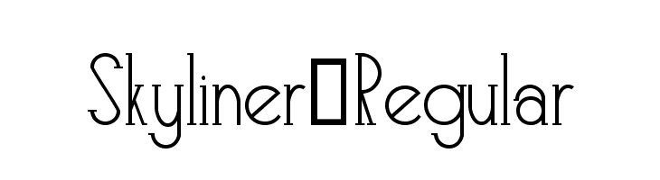 Skyliner-Regular Font