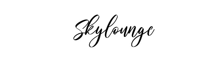 Skylounge  Descarca Fonturi Gratis