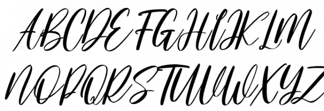 Skylounge Font UPPERCASE