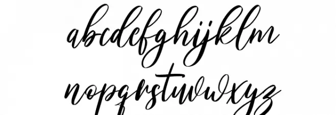 Skylounge Font LOWERCASE