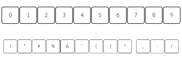 Skynet.Enterprise - Regular Keyboard Font OTHER CHARS