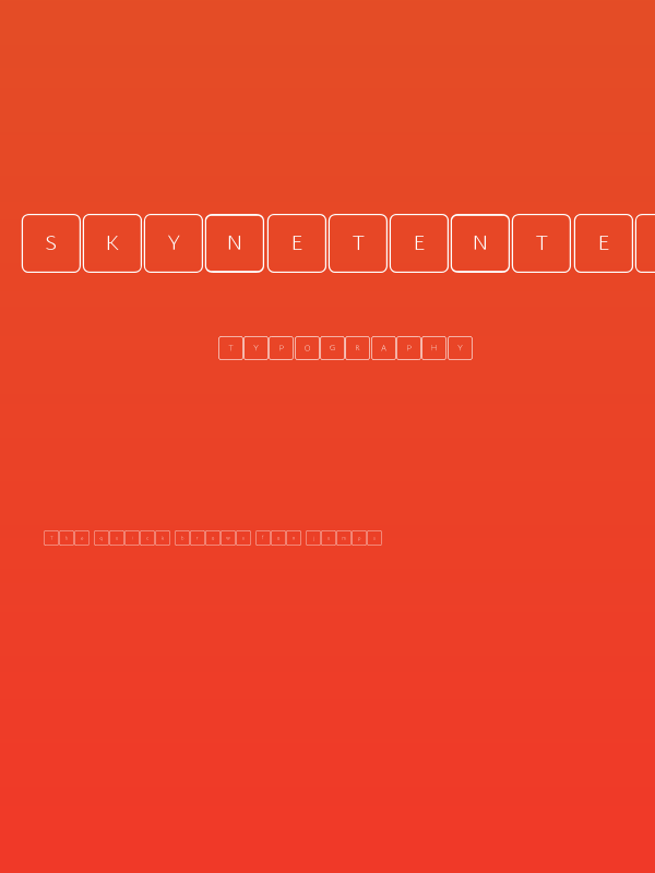 Skynet.Enterprise - Regular Keyboard Poster