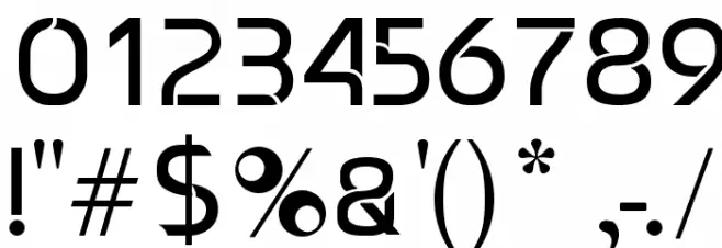 Skynet.Enterprise Font OTHER CHARS