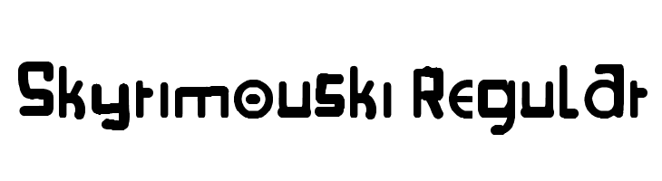 Skyrimouski Regular  Frei Schriftart Herunterladen