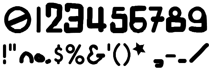 Skyrimouski Regular Font OTHER CHARS