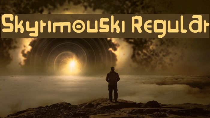 Skyrimouski Regular Font examples