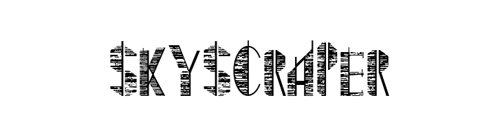 Skyscraper  नि: शुल्क फ़ॉन्ट्स डाउनलोड