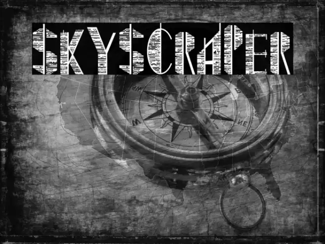 Skyscraper Font examples