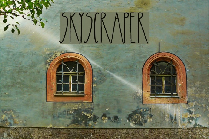 Skyscraper Font examples