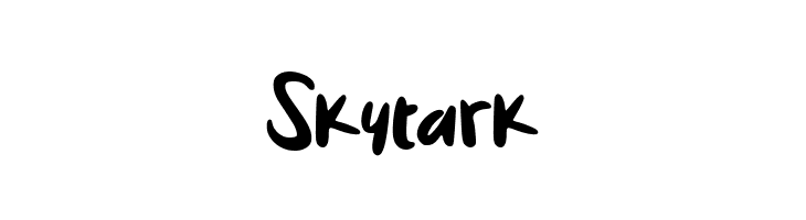 Skytark  免费字体下载