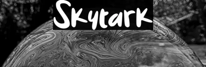 Skytark Font examples