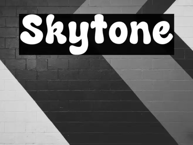 Skytone خط examples