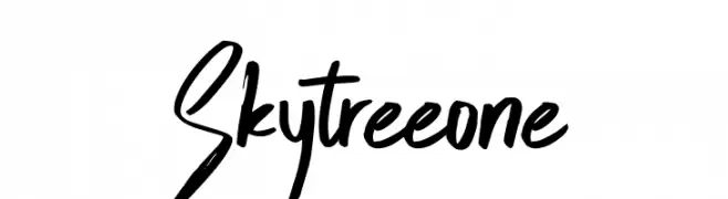 Skytree one  Descarca Fonturi Gratis