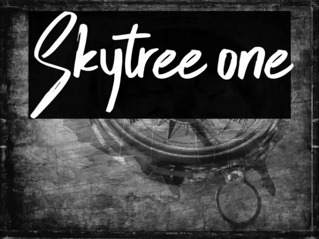 Skytree one Fonte examples