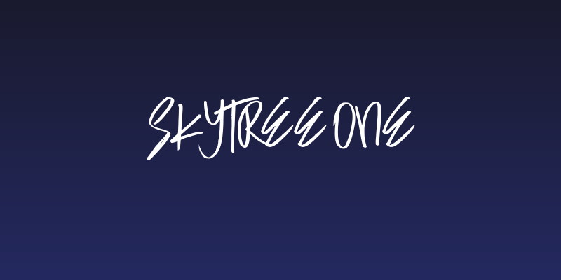 Skytree one Social Header