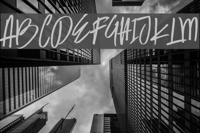 Skytreeone Font examples