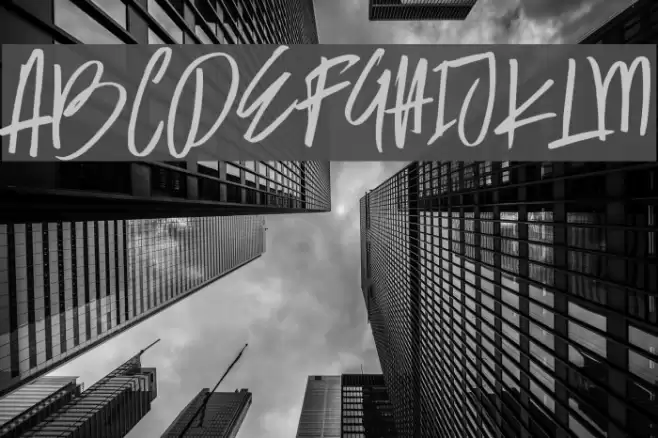 Skytreeone Font examples