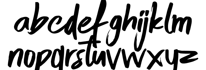 Skytreeone Font LOWERCASE