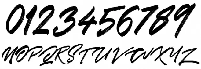 Skywalker Free Demo Font OTHER CHARS