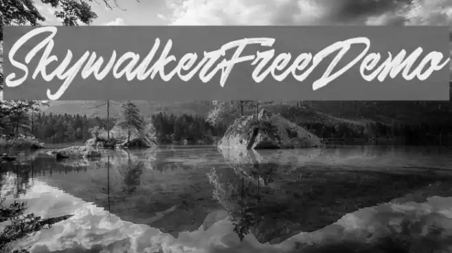 Skywalker Free Demo Font examples